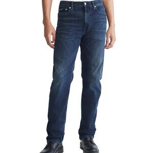 Calvin Klein Jeans Men's 36x34 straight Fit blue 100% Cotton Denim pants